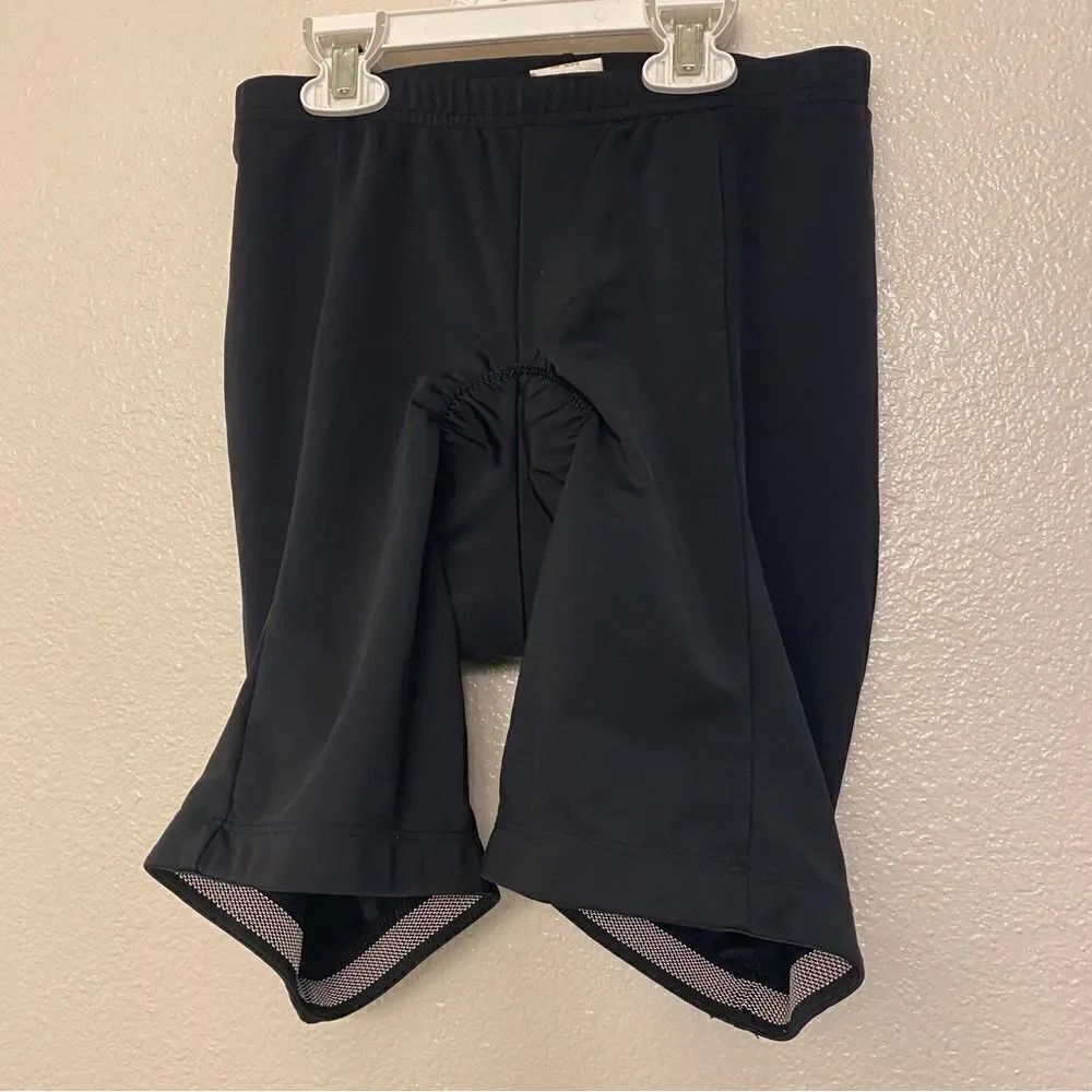 Bellwether vintage USA Black unisex padded Cycling Bike nylon spandex Shorts M